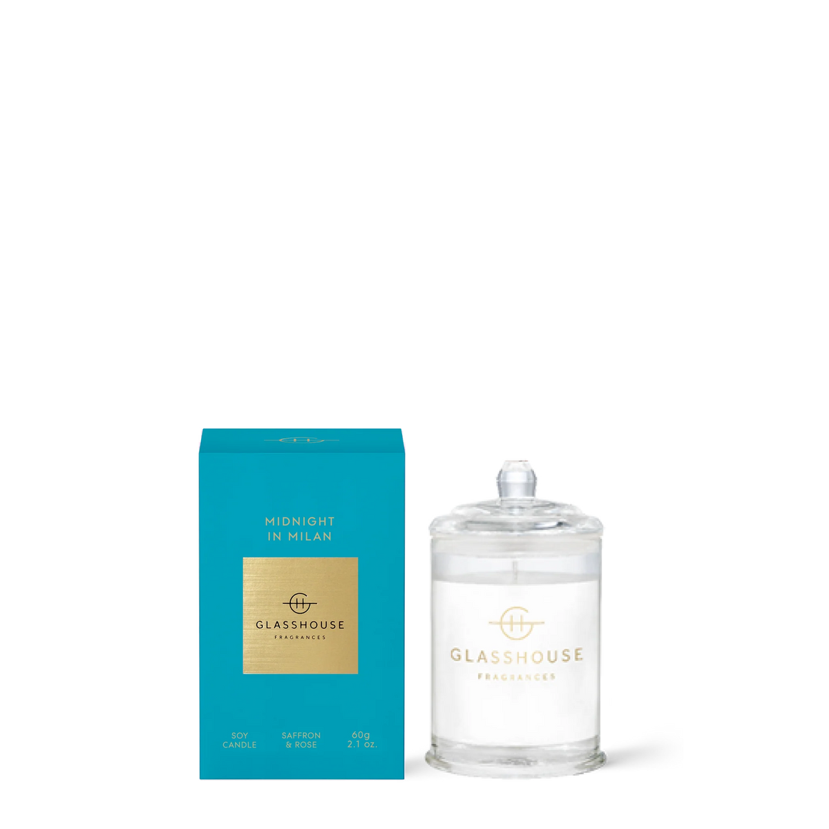 Glasshouse Midnight in Milan Soy Candle 60g