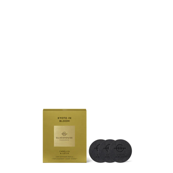 Glasshouse Kyoto in Bloom Car Diffuser Replacement Scent Disks