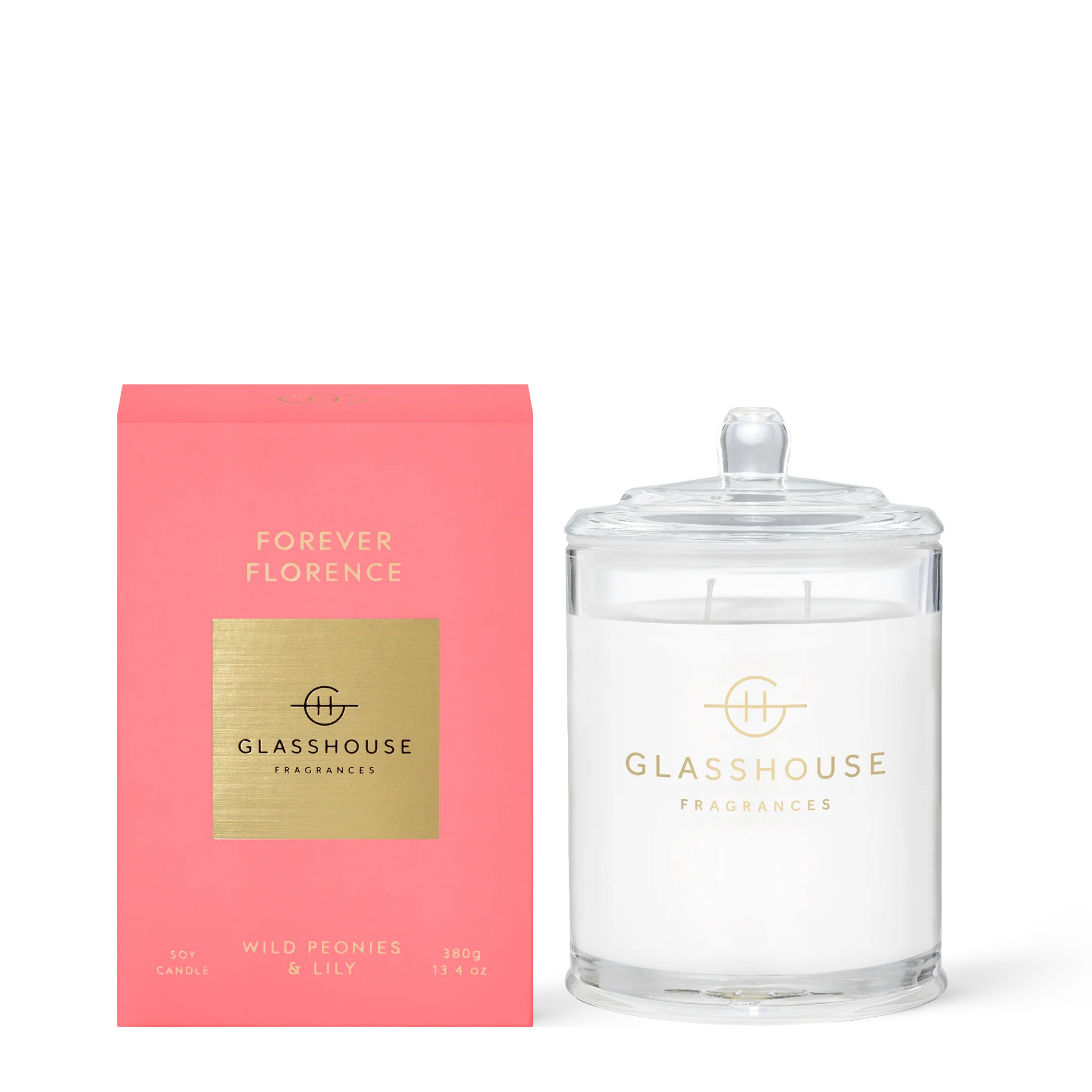 Glasshouse Forever Florence Soy Candle 380g