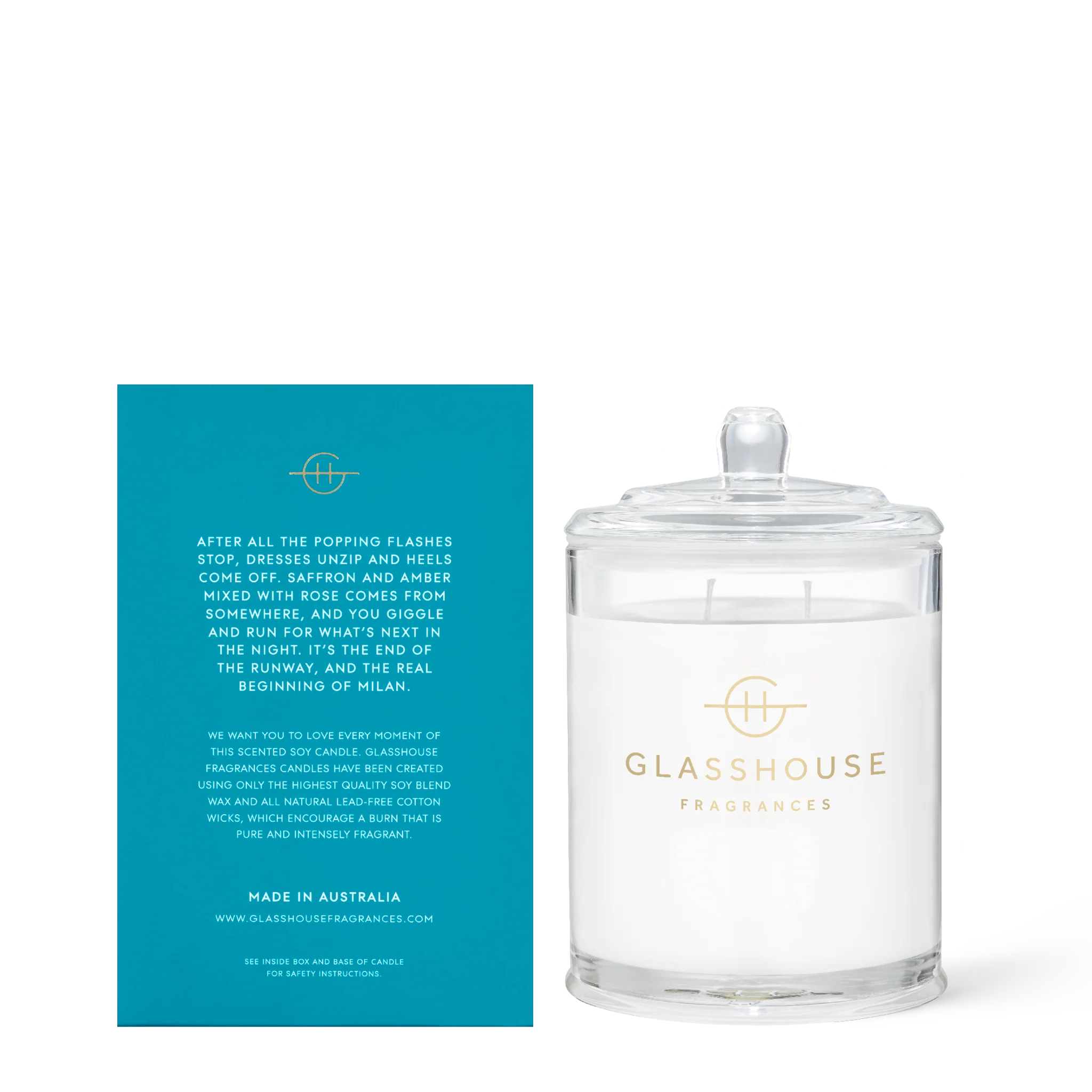 Glasshouse Midnight in Milan Soy Candle 60g