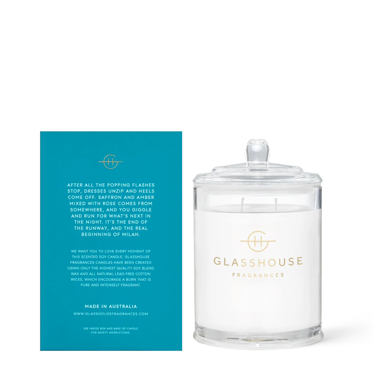 Glasshouse Midnight in Milan Soy Candle 60g