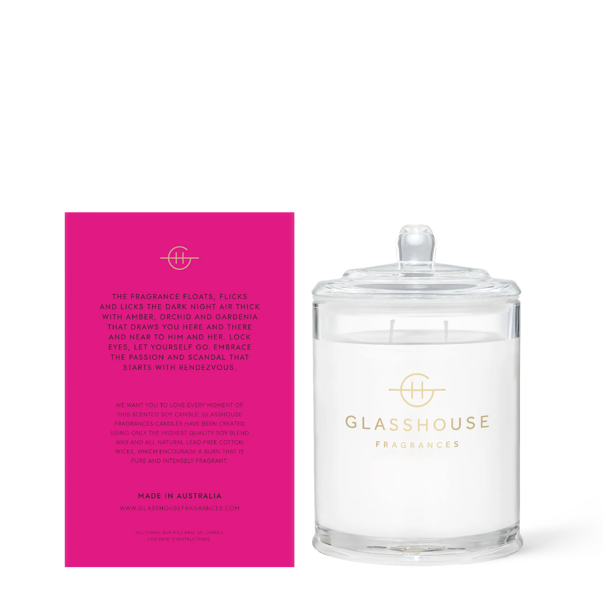 Glasshouse Rendezvous Soy Candle 380g