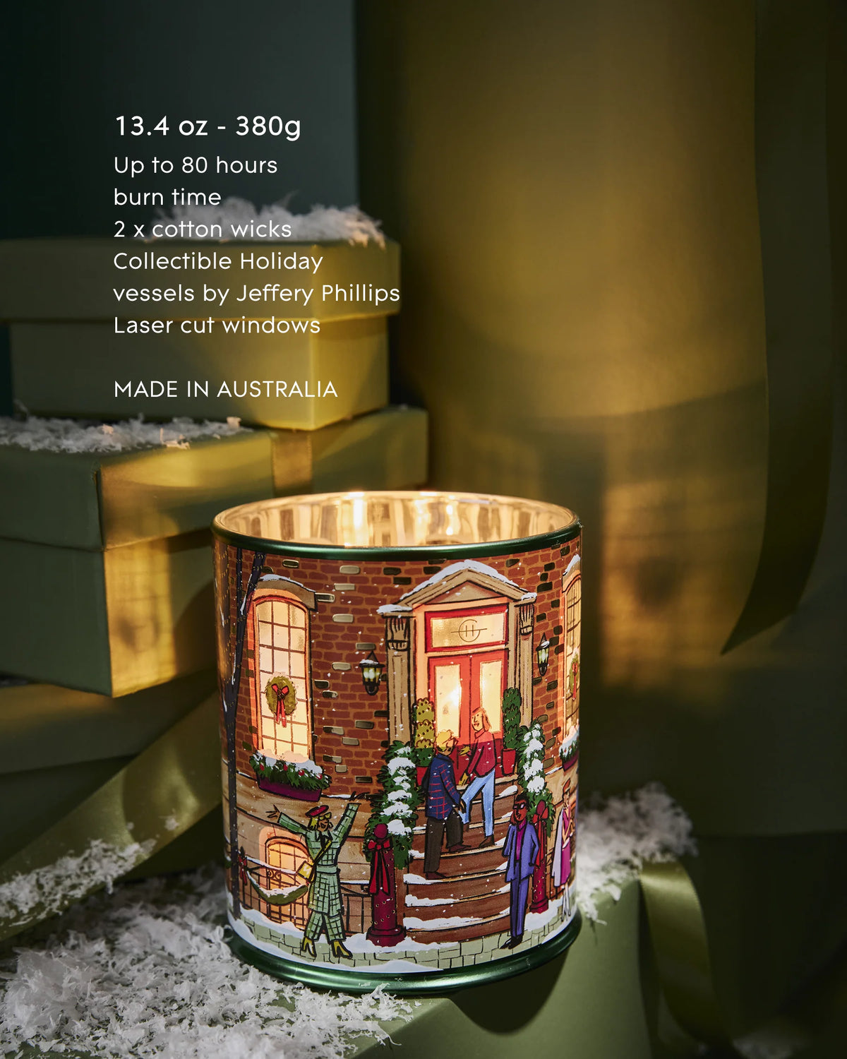 Glasshouse Winter Wonderland Soy Candle 380g