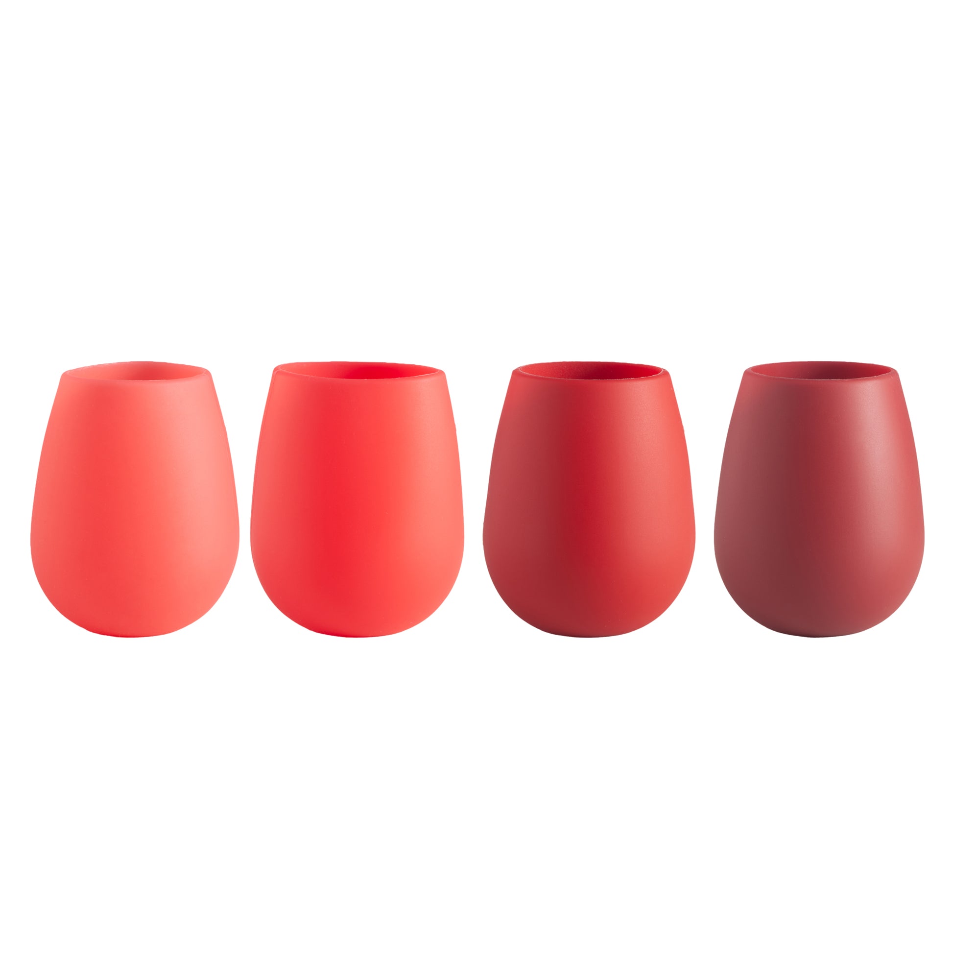 Fegg - Holiday Cranberry - Unbreakable Glasses - Set of 4