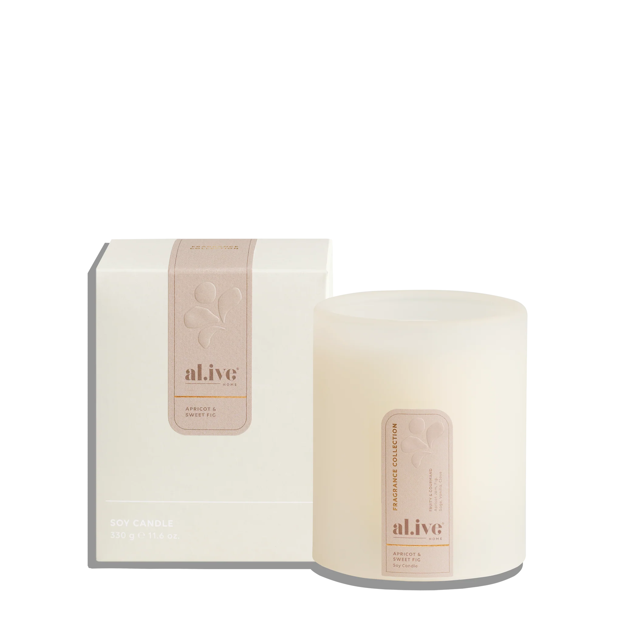 Soy Candle - Apricot and Sweet Fig