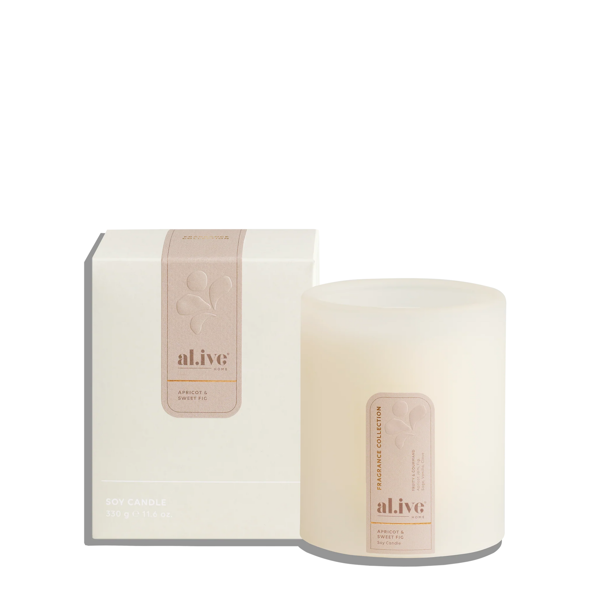 Soy Candle - Apricot and Sweet Fig