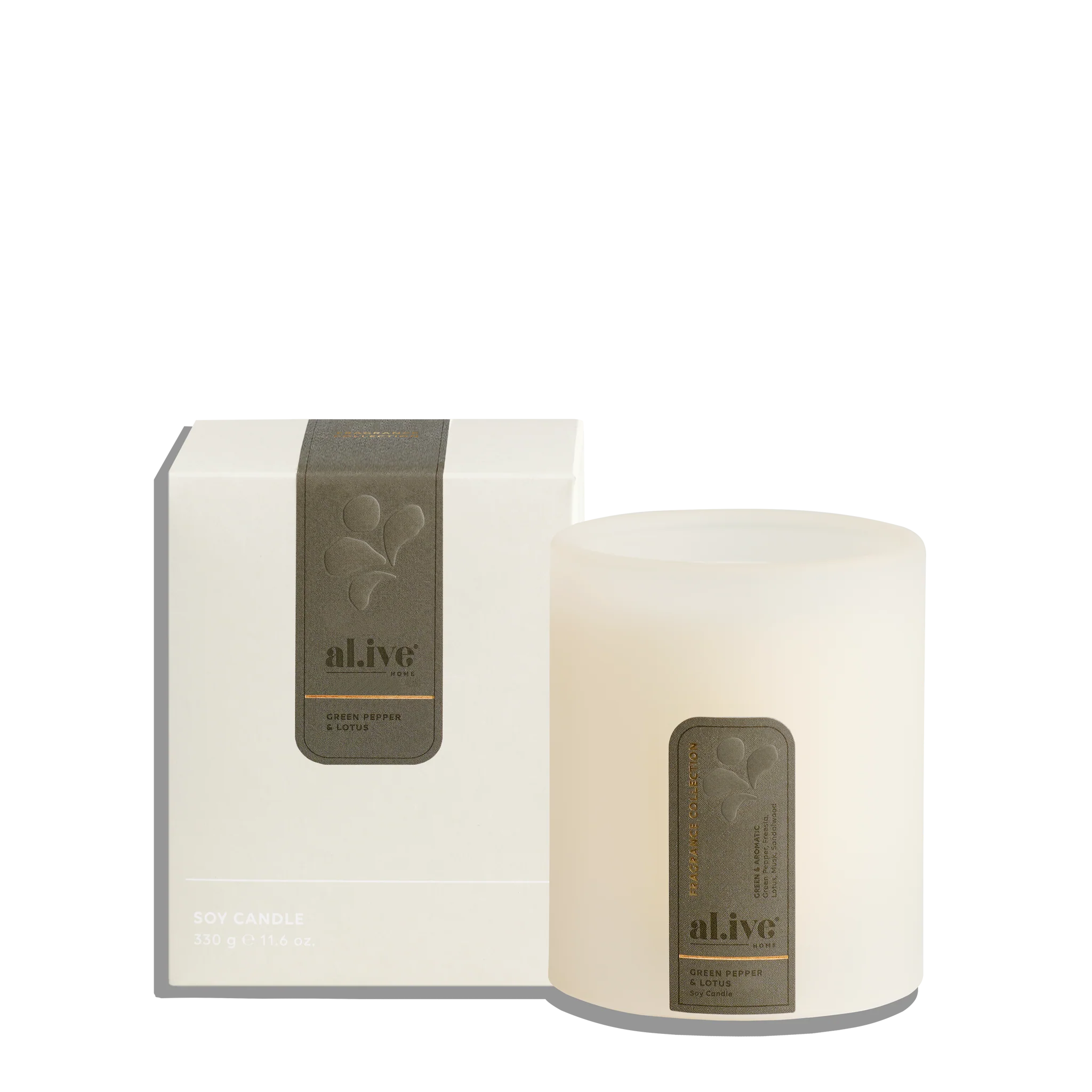 Soy Candle - Green Pepper & Lotus
