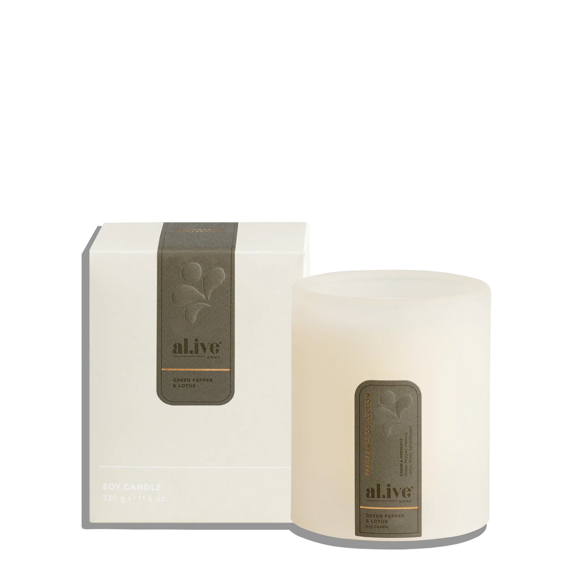 Soy Candle - Green Pepper & Lotus