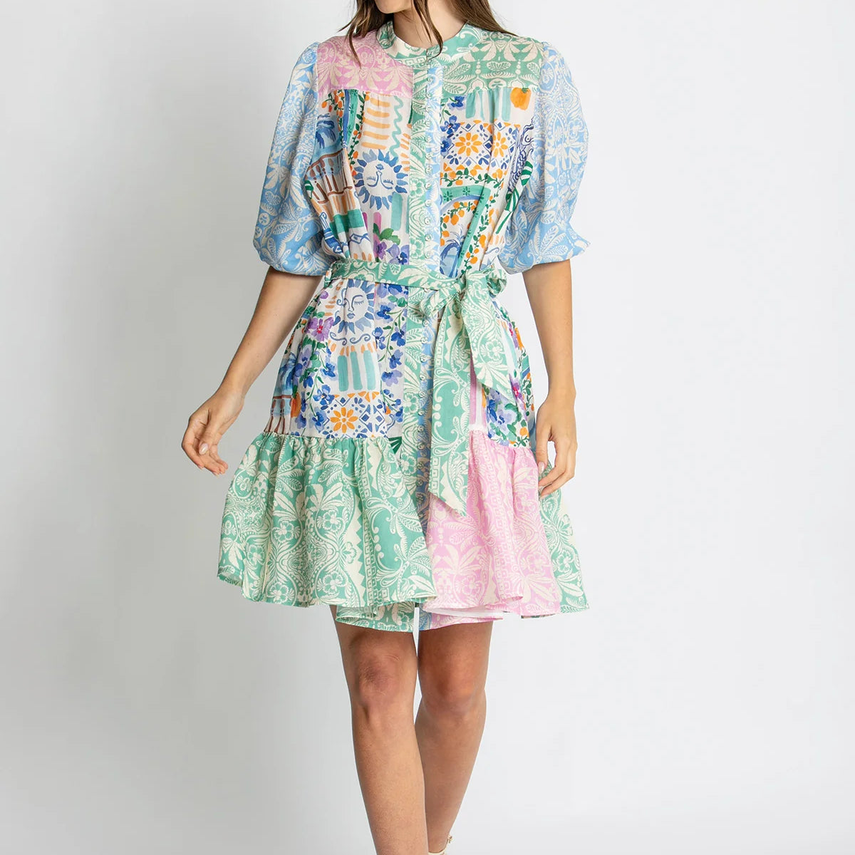 Riley Short Sleeve Mini Dress