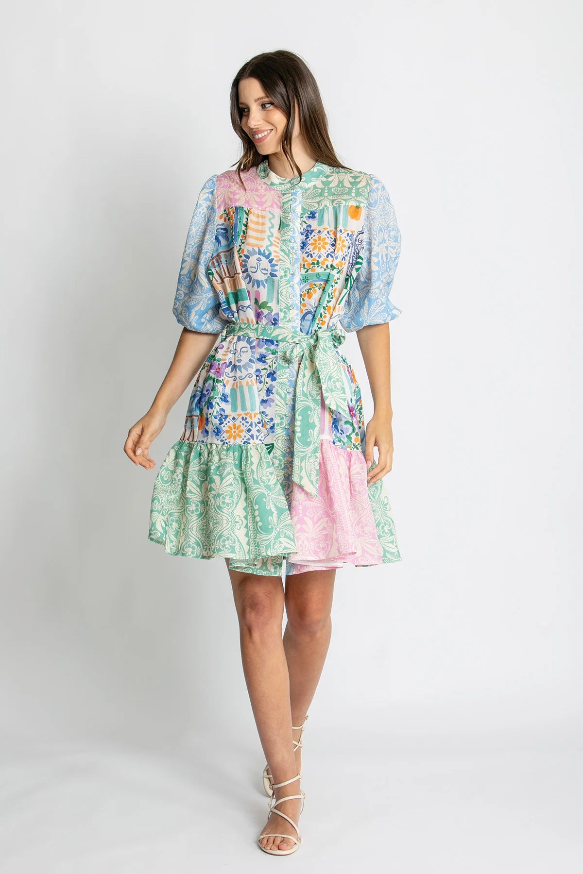 Riley Short Sleeve Mini Dress