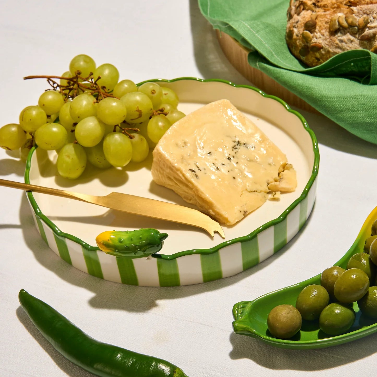 Seaview Stoneware Dill Small Dish
