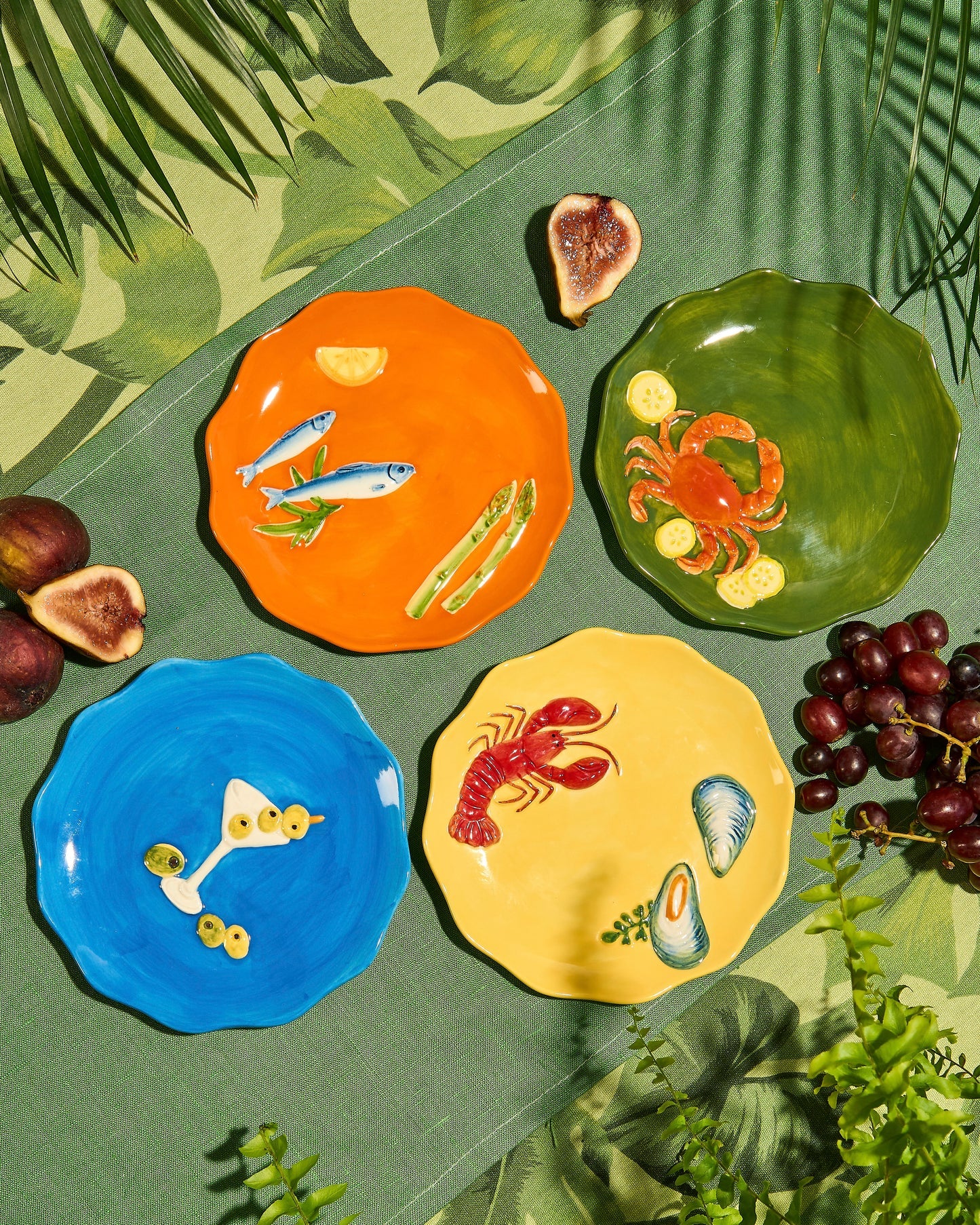 Seaview Stoneware Sardines Plate