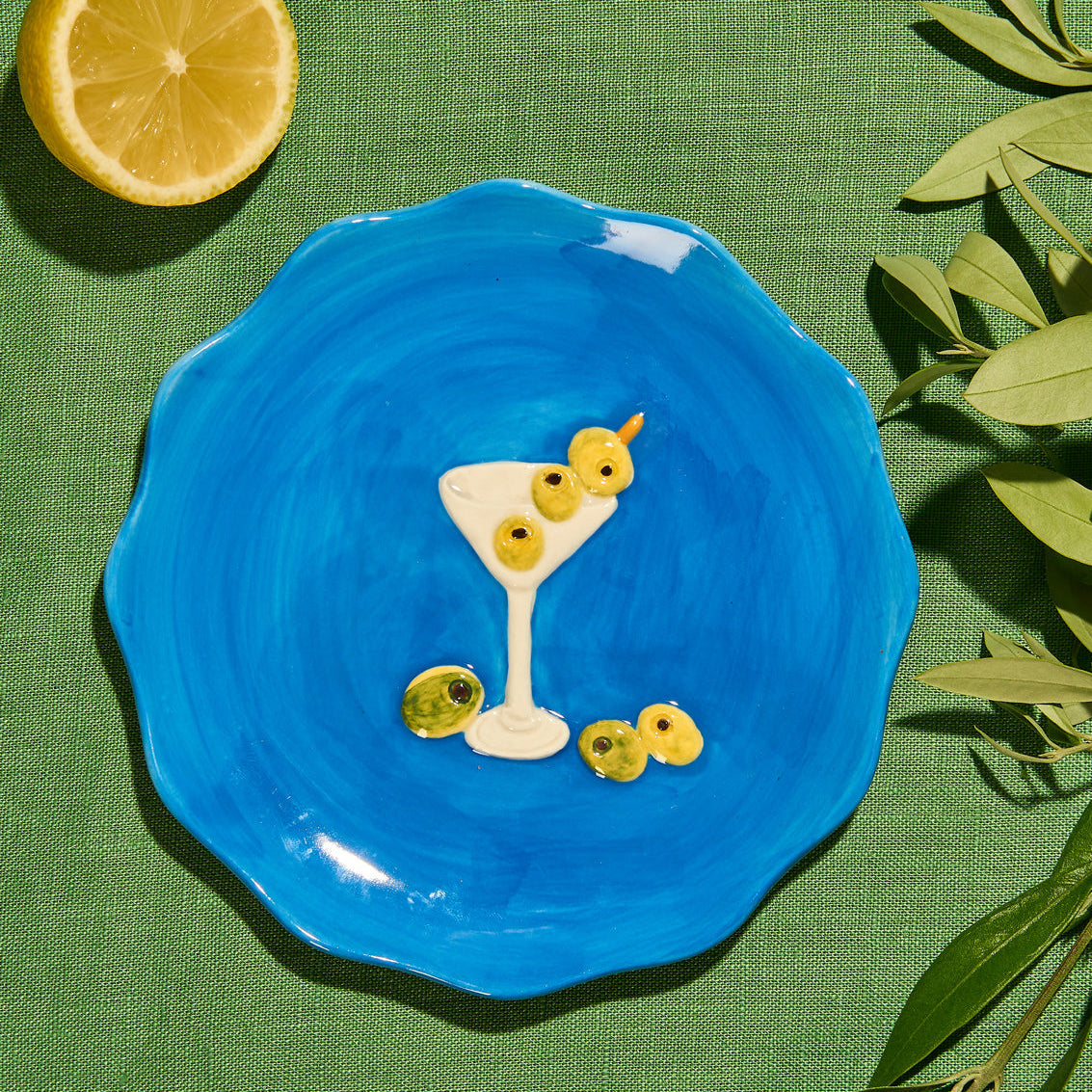 Seaview Stoneware Cocktail Plate