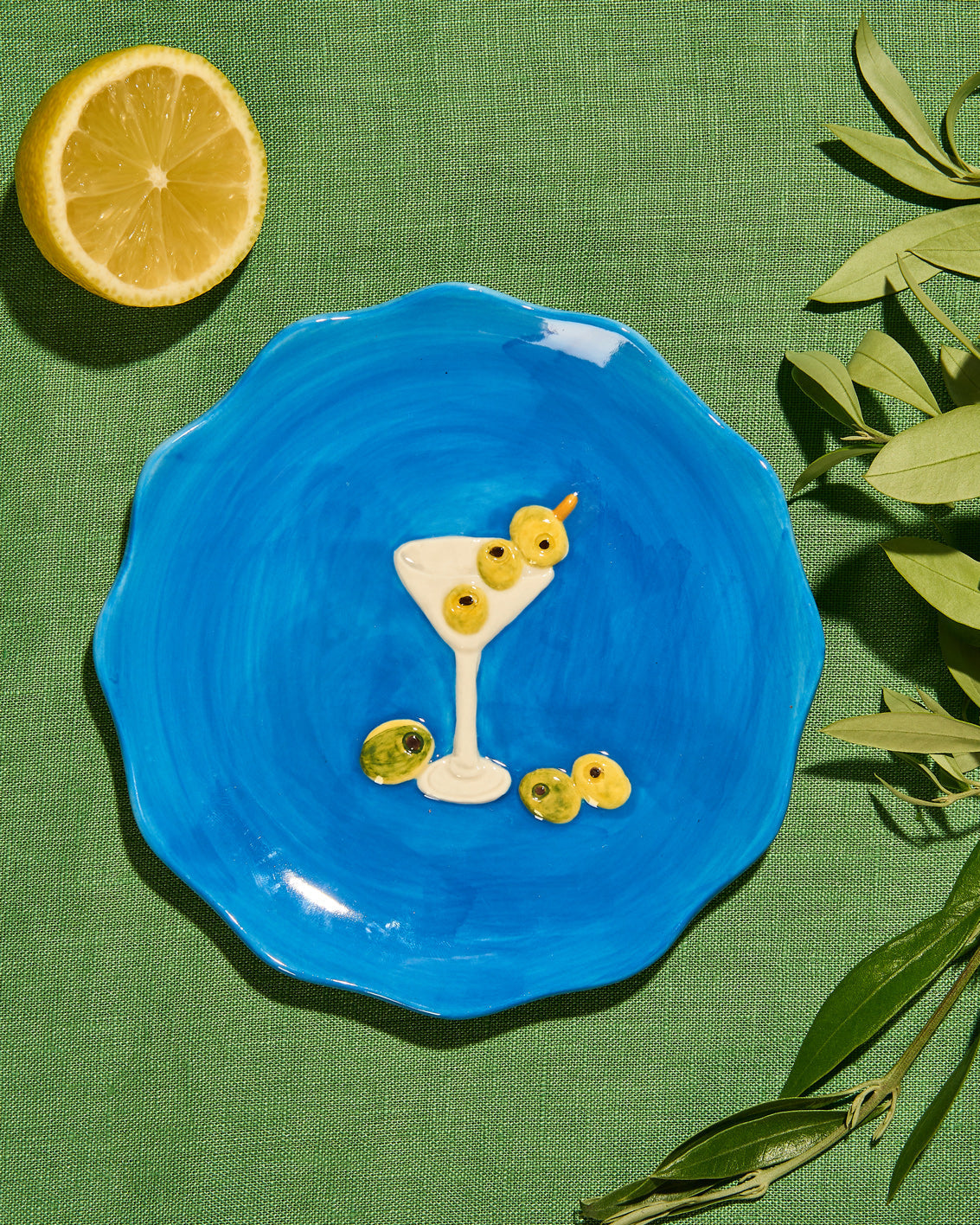 Seaview Stoneware Cocktail Plate
