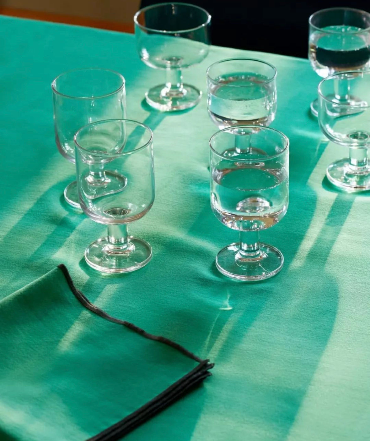 Outline Napkin/Set of 4 - Green