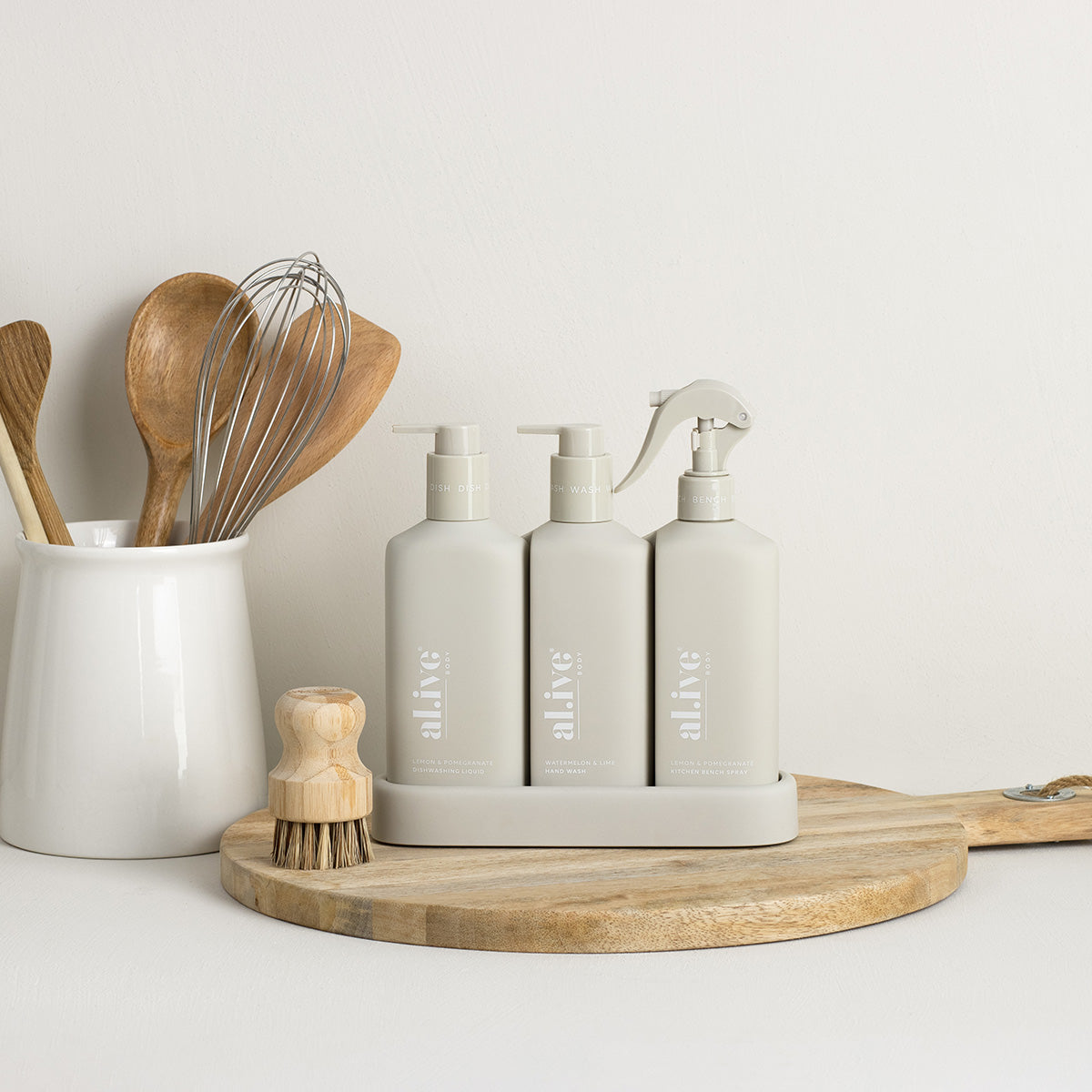 Kitchen Trio Pack | Dishwashing Liquid, Bench Spray, Hand Wash