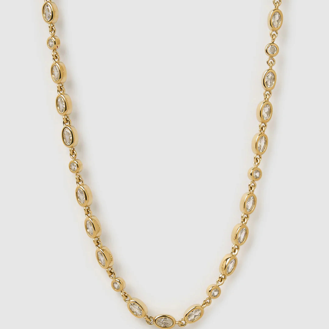 Isadora Gold Necklace - Stone