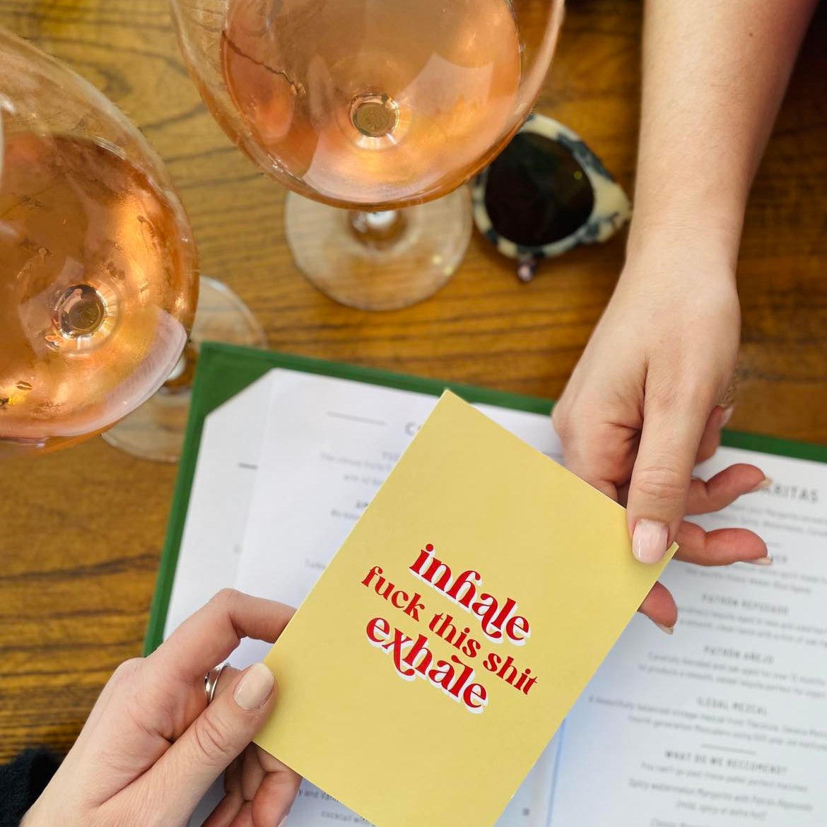 Inhale, FUCK THIS SHIT, Exhale