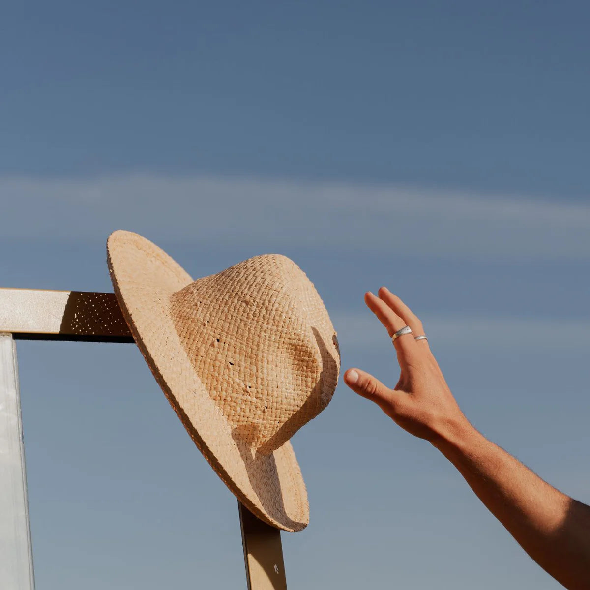 Jude Sand Raffia Hat