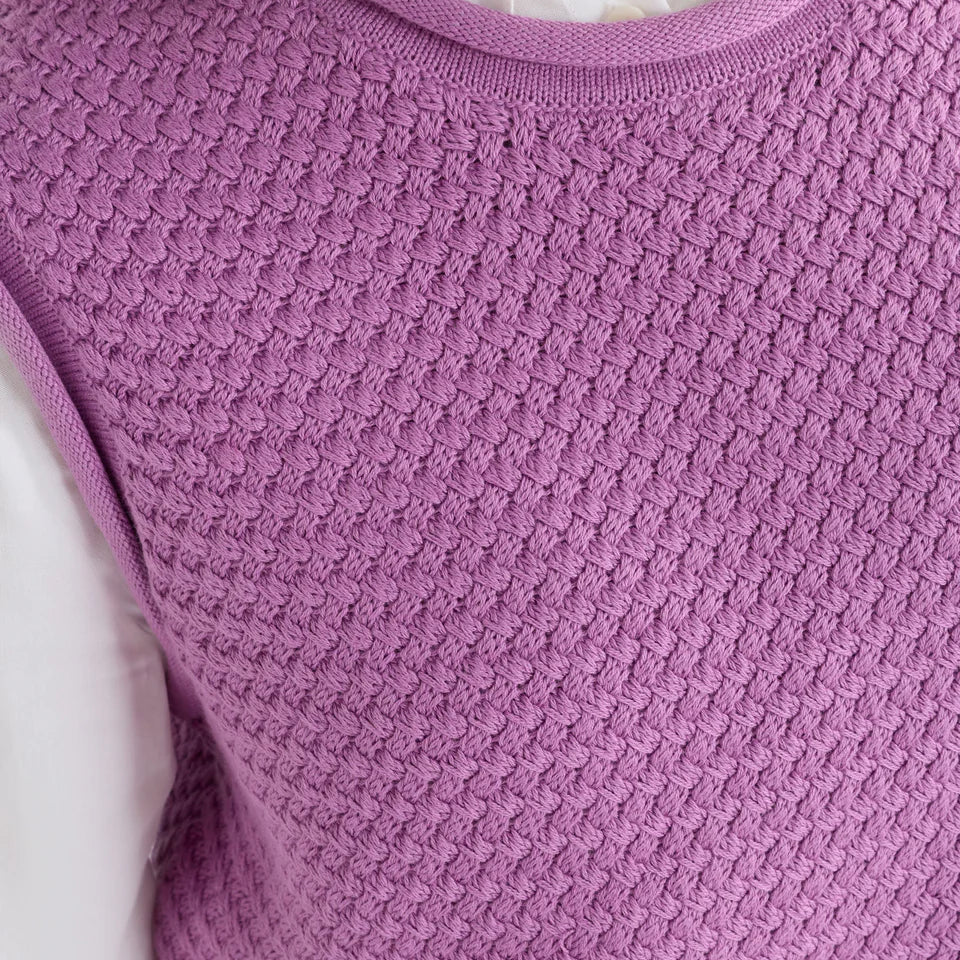 Naya Knit Vest - Violet