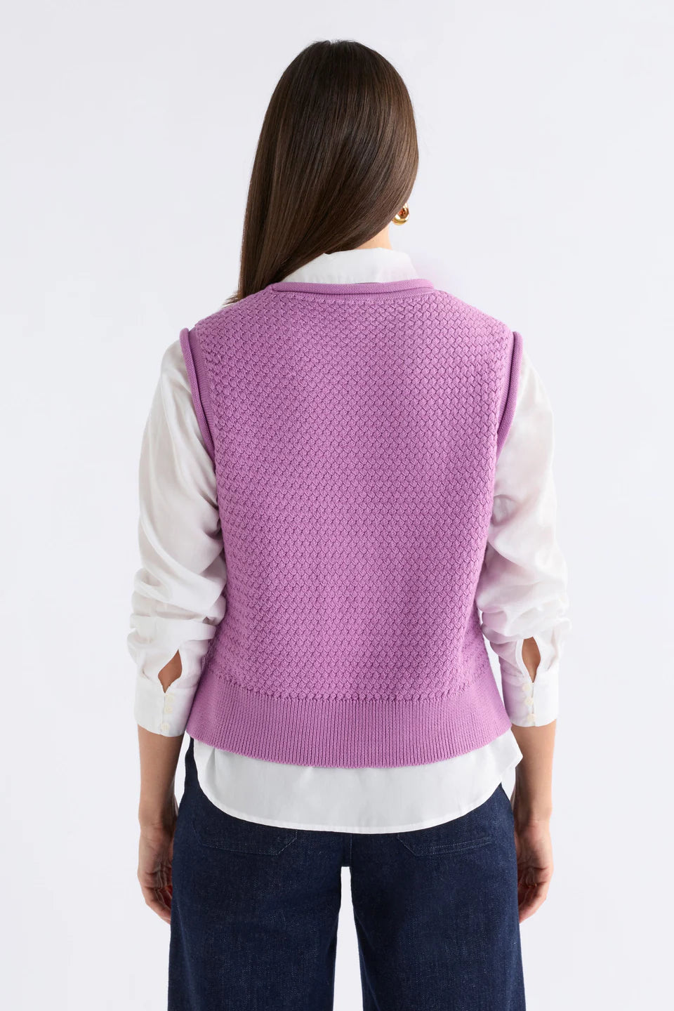 Naya Knit Vest - Violet