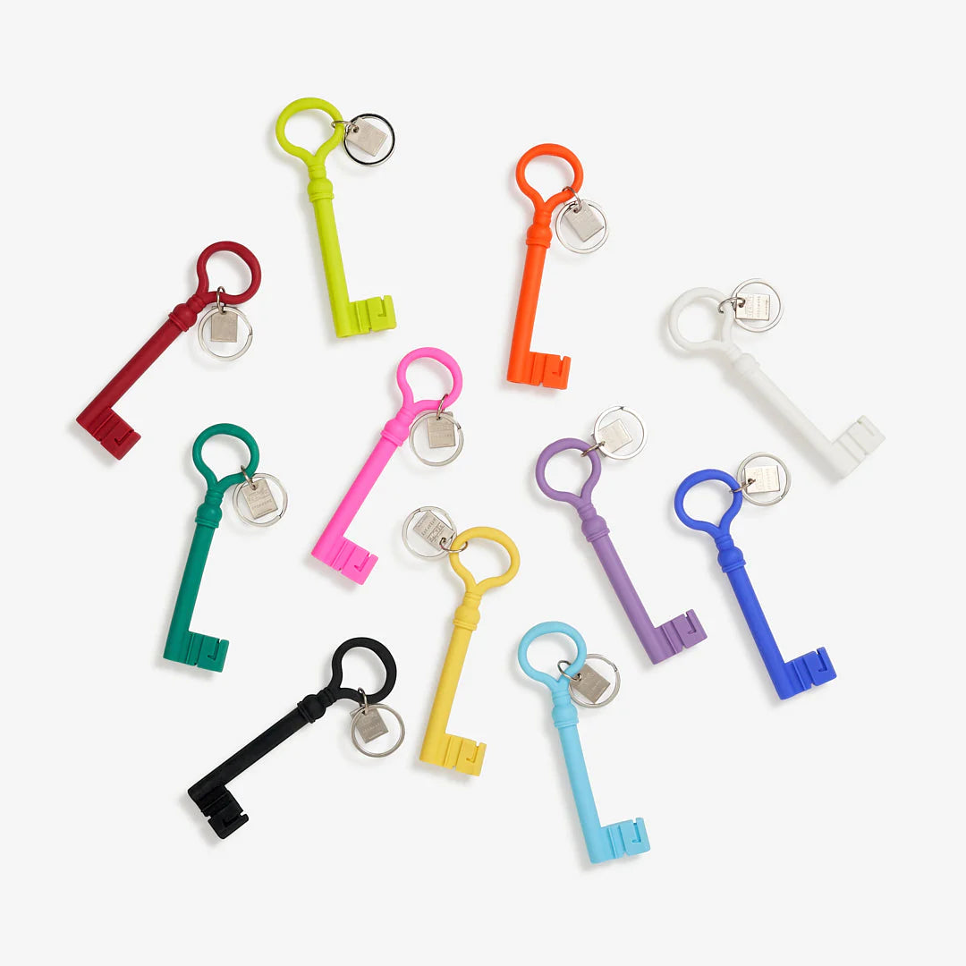 Key Keychain by Areaware - Chartreuse