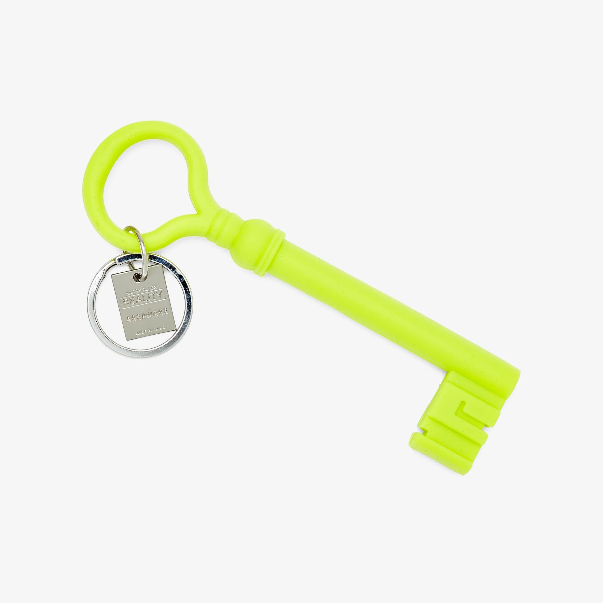 Key Keychain by Areaware - Chartreuse