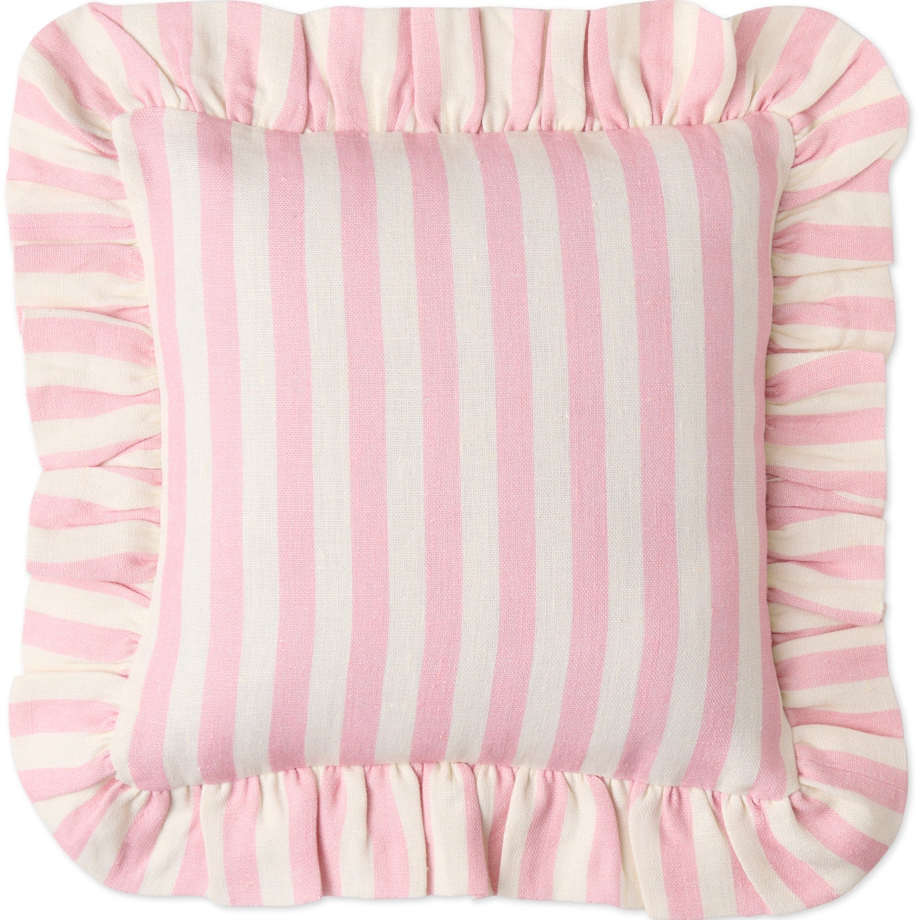 Cotton Candy Square Frill Cushion