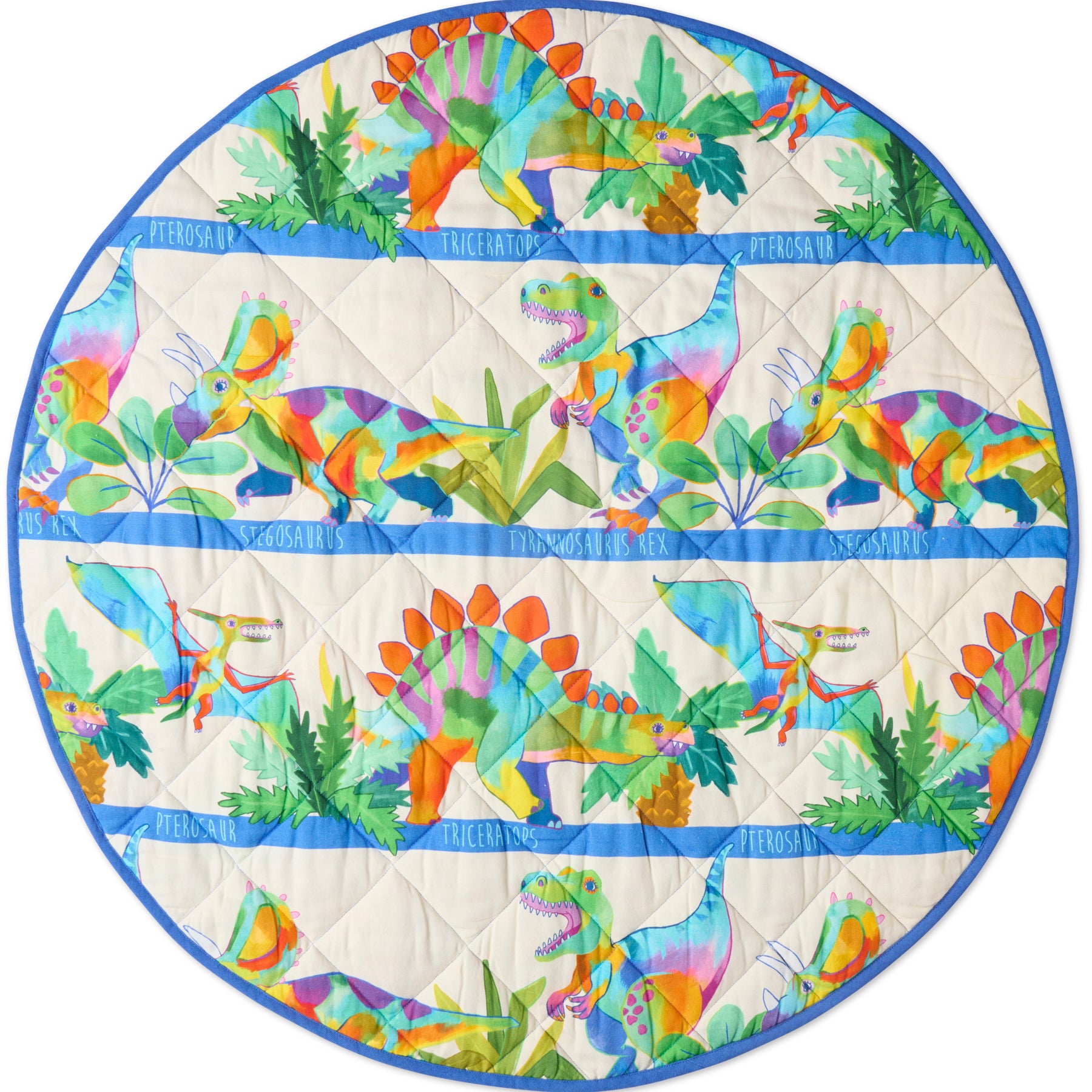 Dino Safari Quilted Baby Play Mat