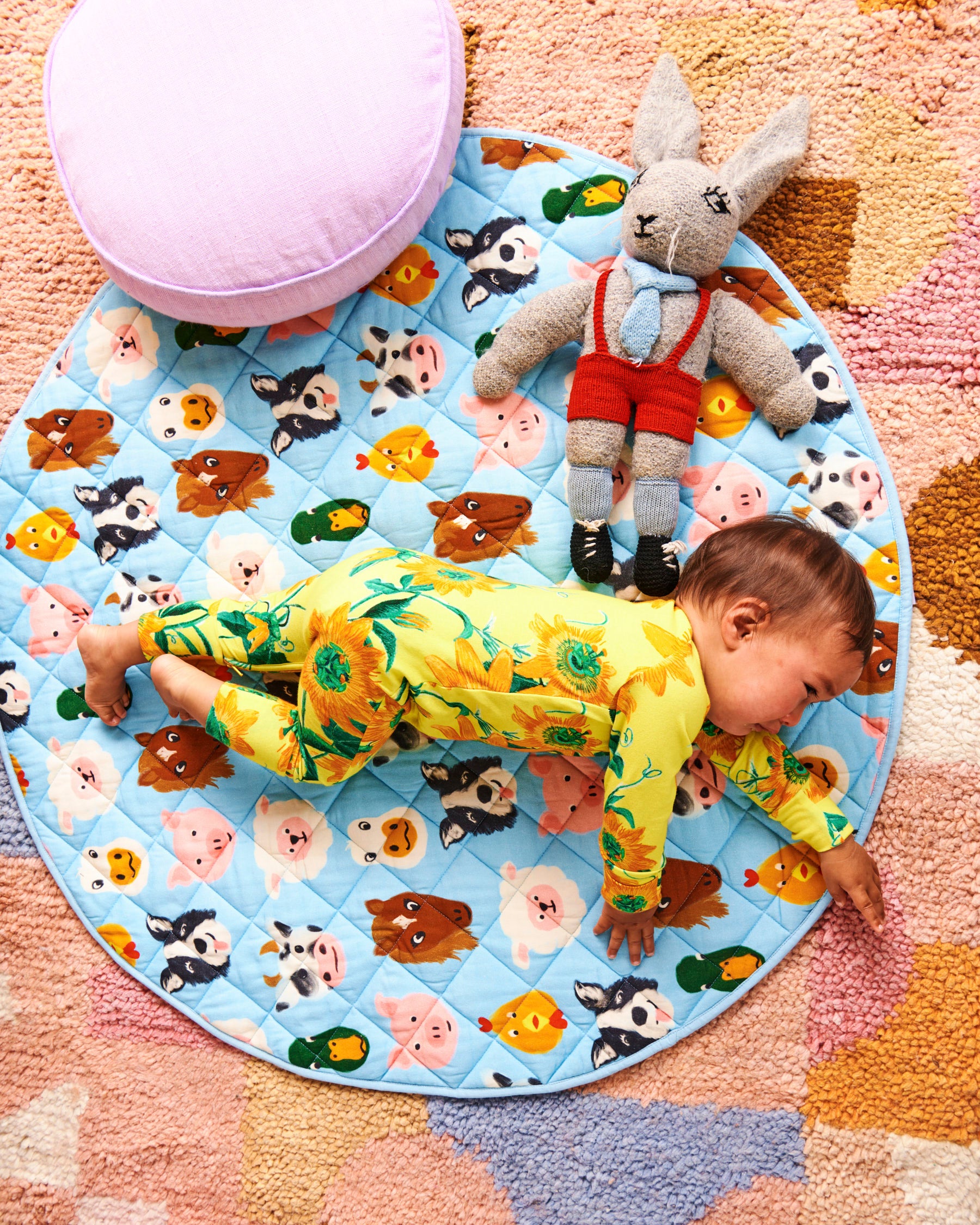 Farm Friends - Quilted Baby Play Mat