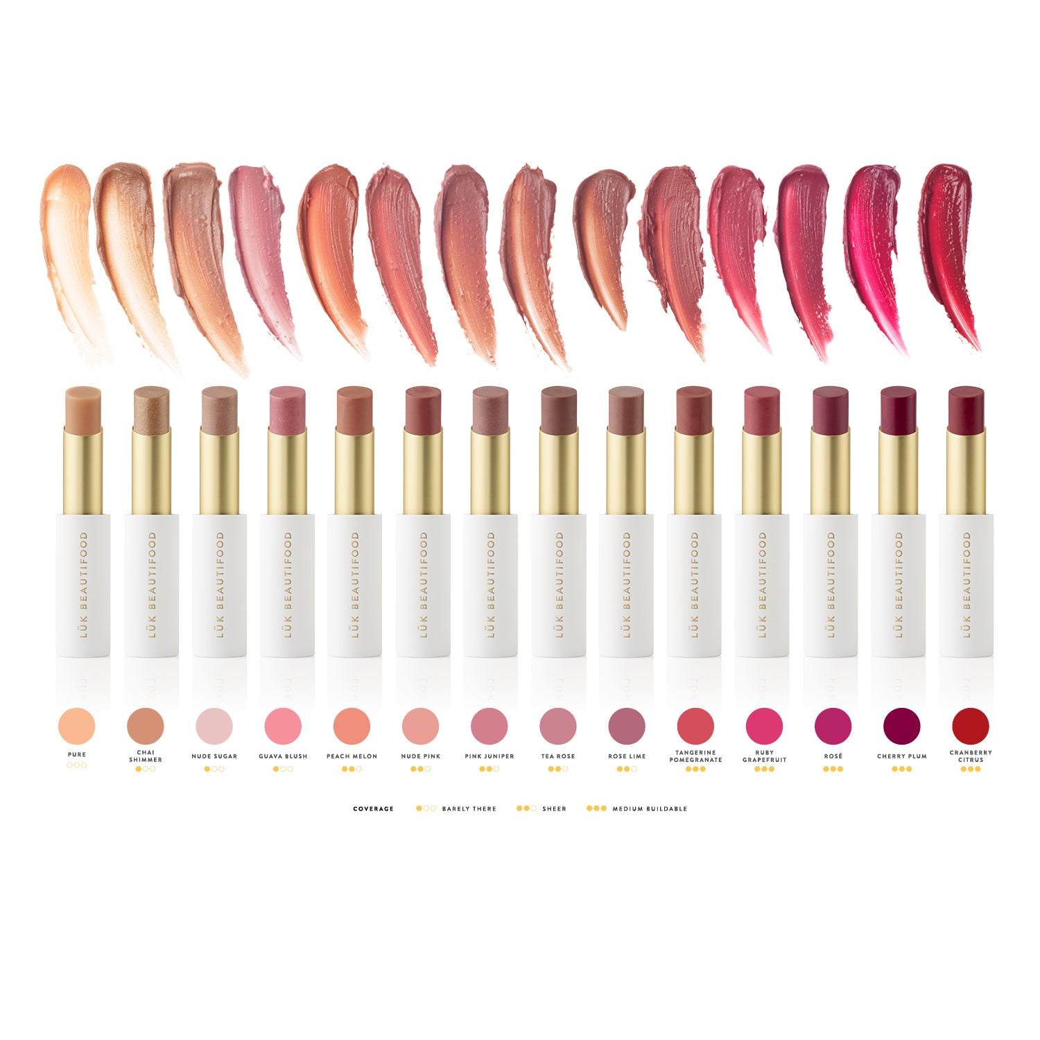 Lip Nourish Natural Lipstick - Assorted Colours