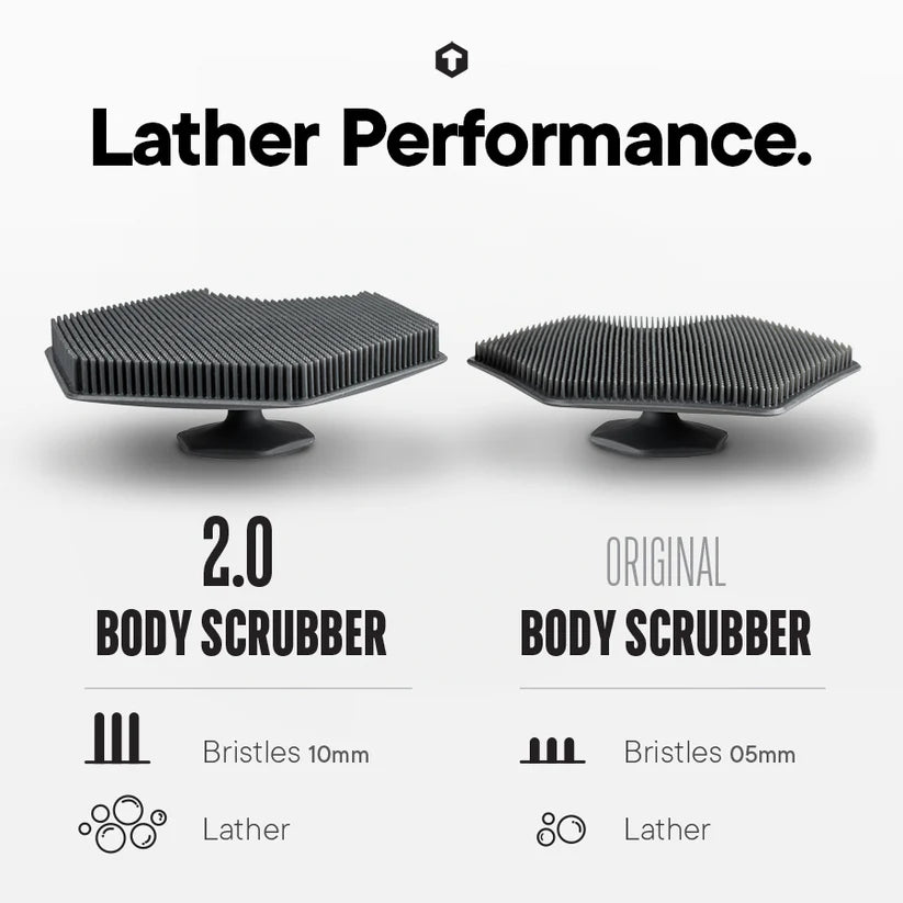 The Body Scrubber 2.0 - Charcoal