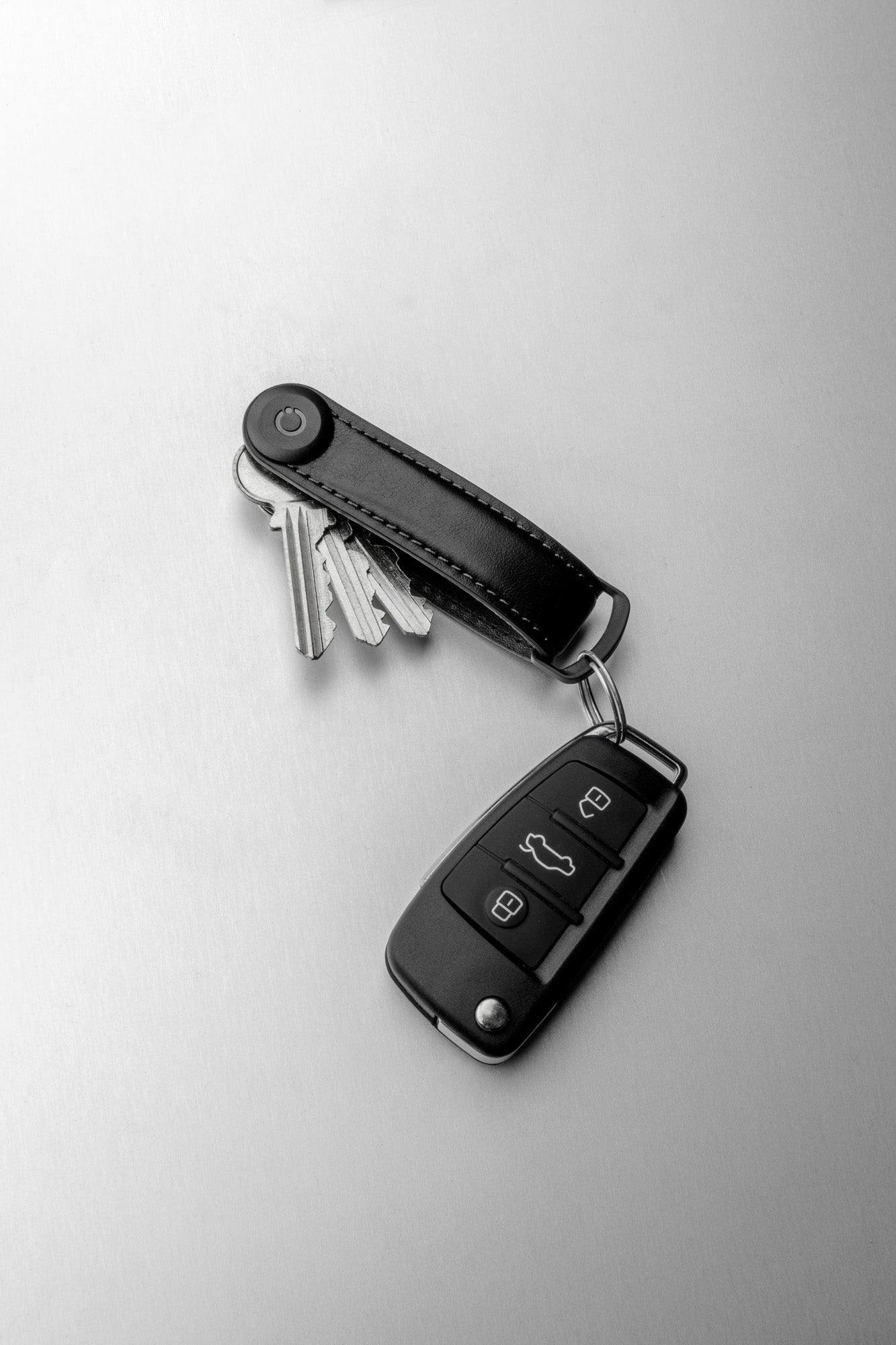 Key Organiser Leather - Black