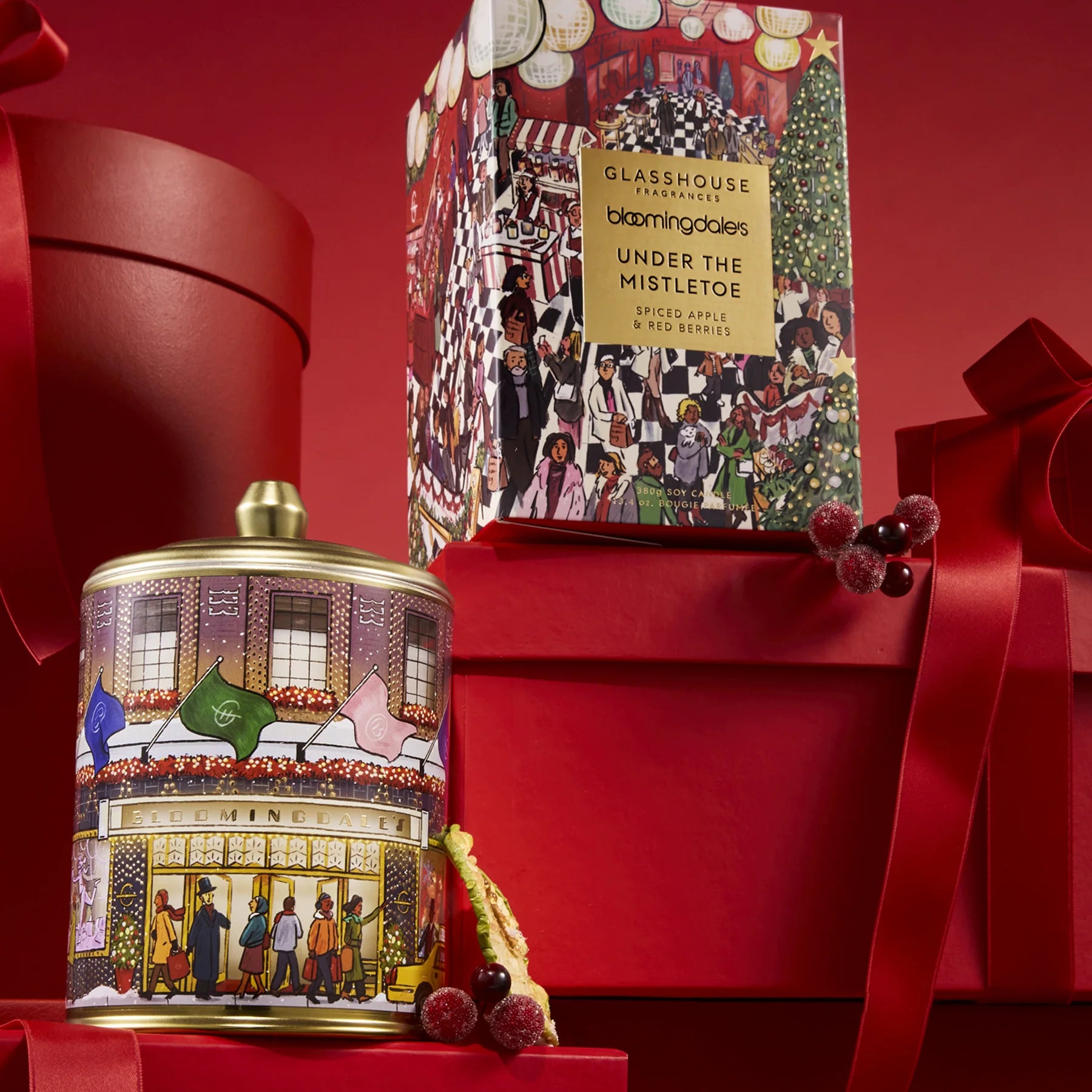 Glasshouse Under The Mistletoe Soy Candle 380g
