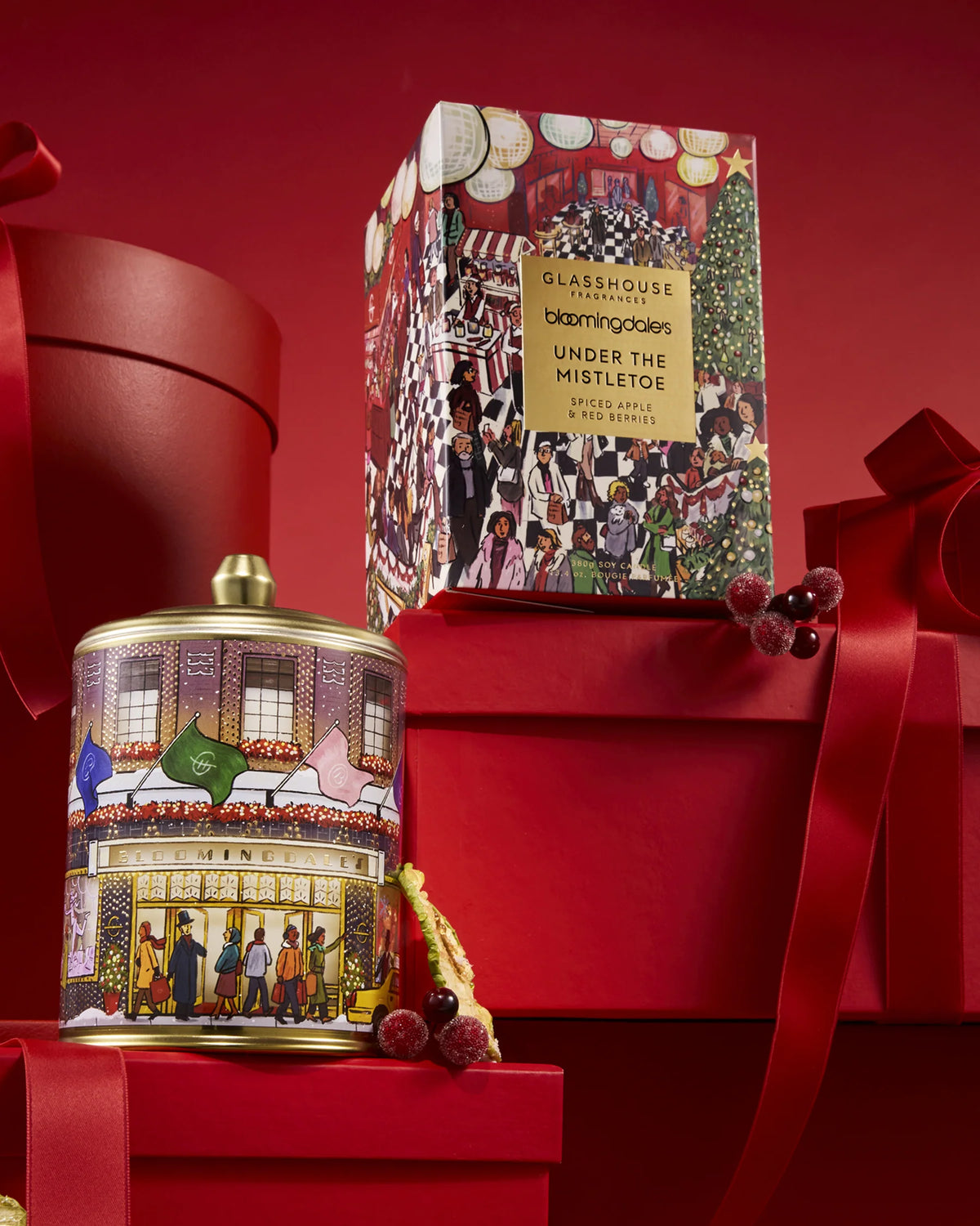 Glasshouse Under The Mistletoe Soy Candle 380g