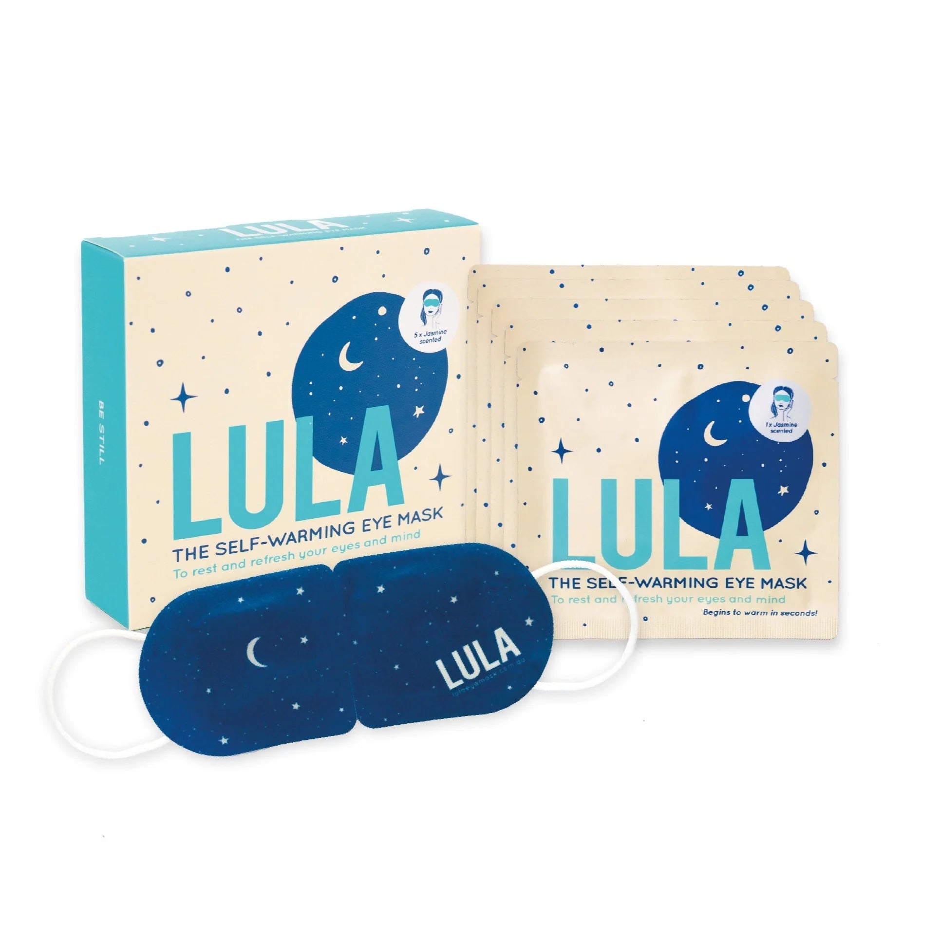 Jasmine Self-Warming Eye Mask - 5pk