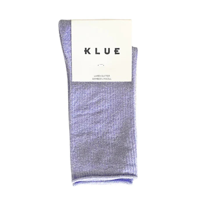 Glitter Lurex Socks - Lilac