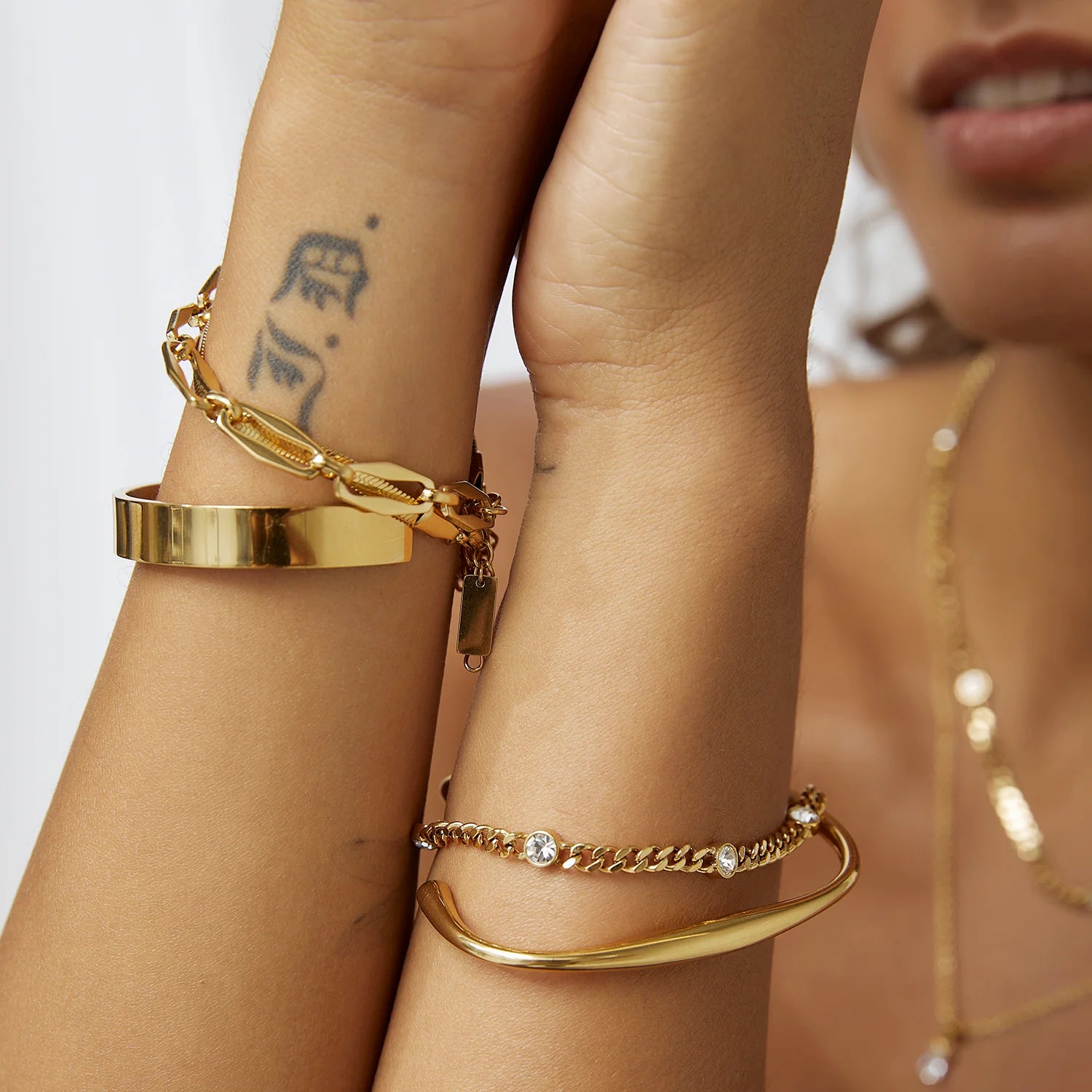 Madison Cuff Gold Bracelet