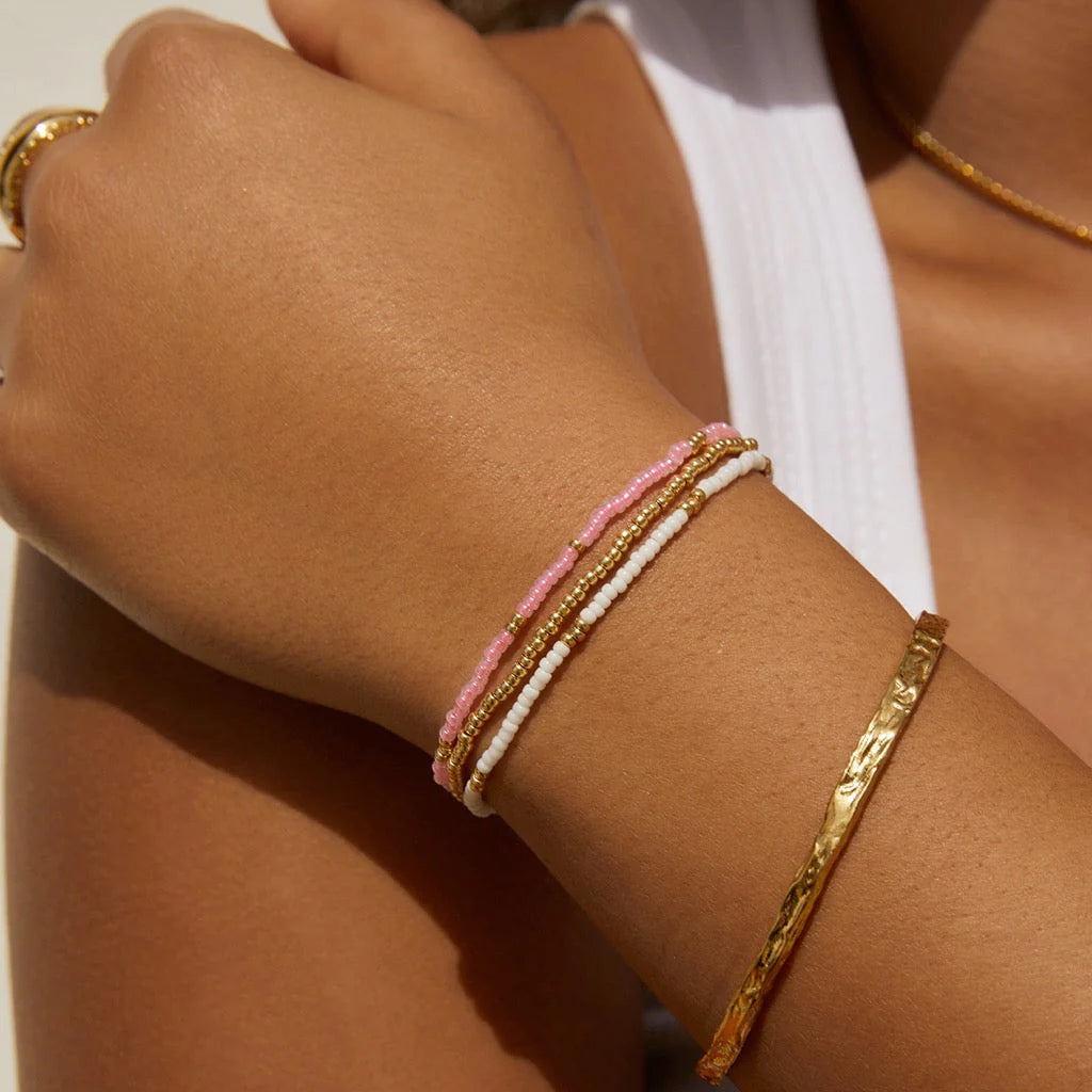 Sunny Gold Bracelet Set - Berry