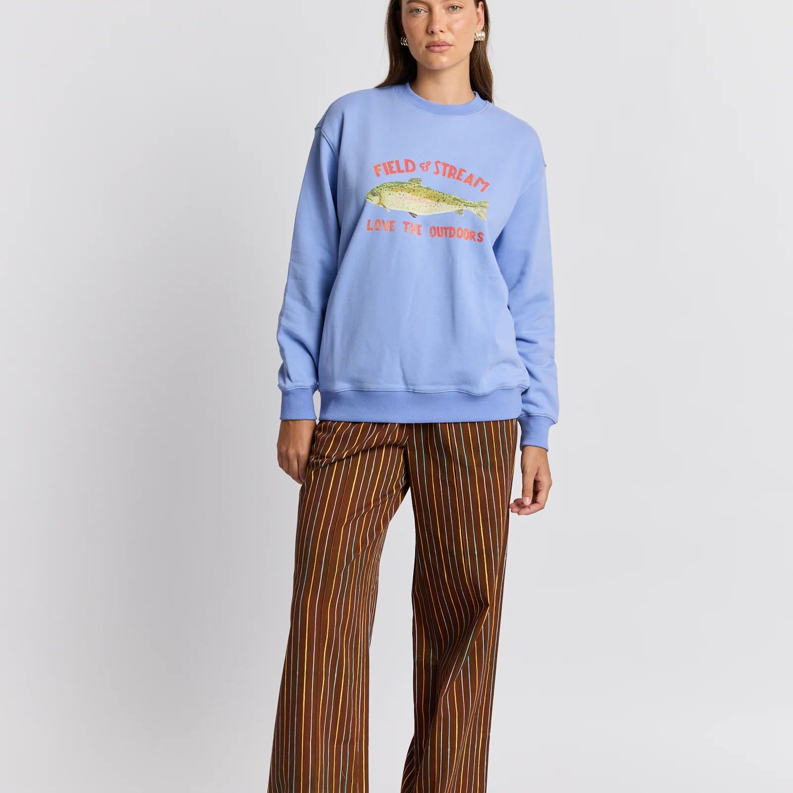 Love The Out Doors Sweatshirt - Blue