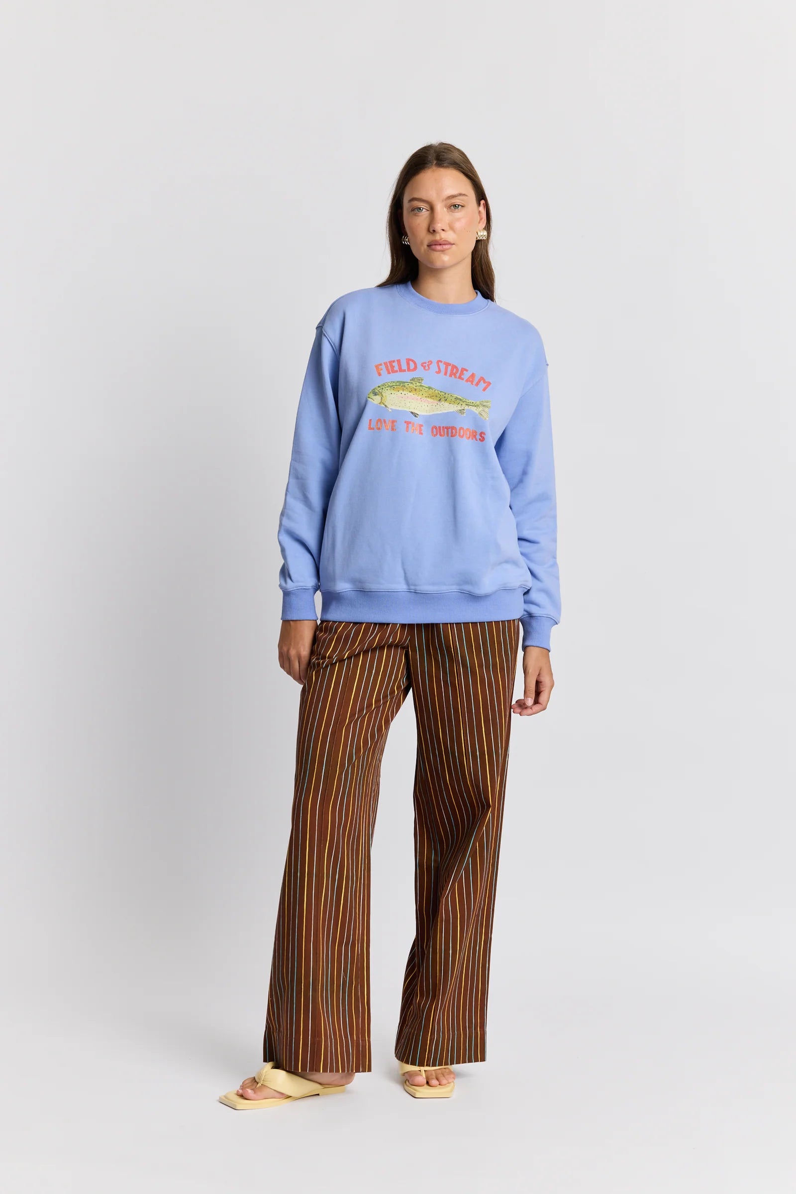 Love The Out Doors Sweatshirt - Blue