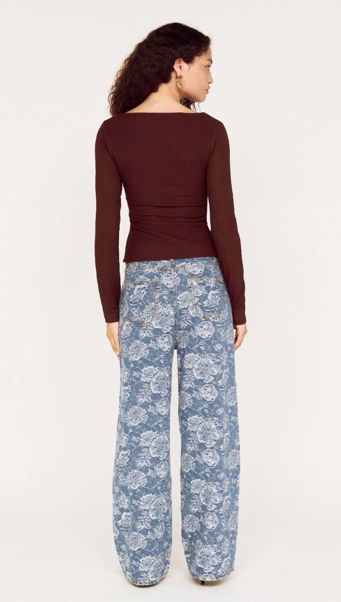 Calla Denim Pant - Mid Indigo Wash