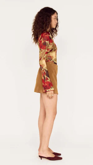 Selma Mesh Top - Floral