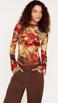 Kiara Barrel Leg Denim - Chocolate