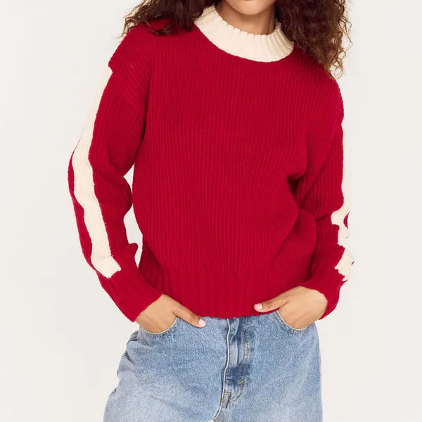 Tilli Contrast Stripe Knit