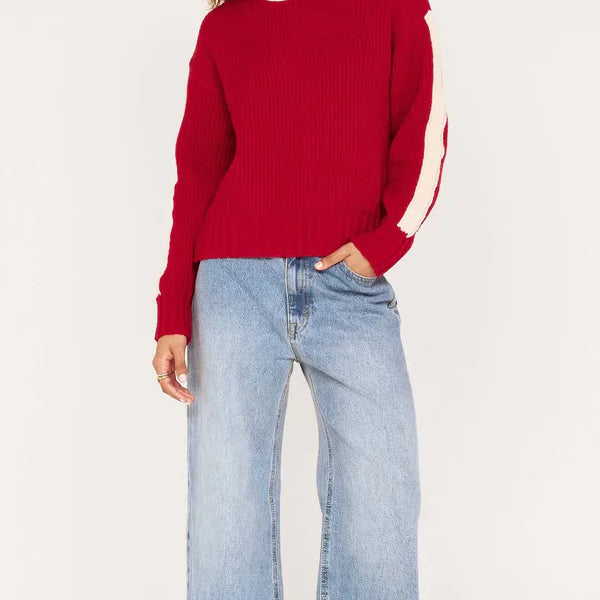 Tilli Contrast Stripe Knit