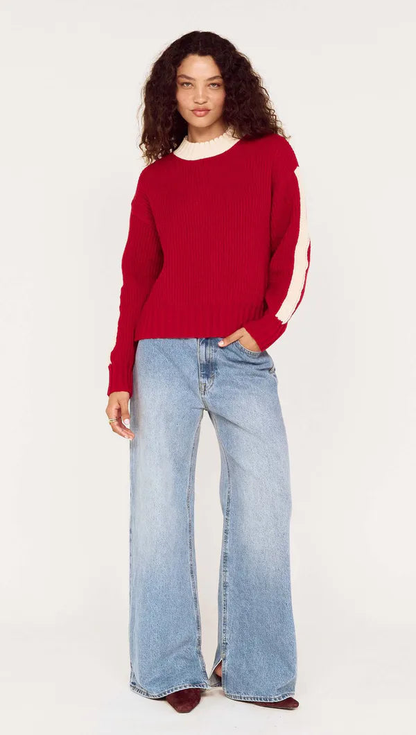 Tilli Contrast Stripe Knit