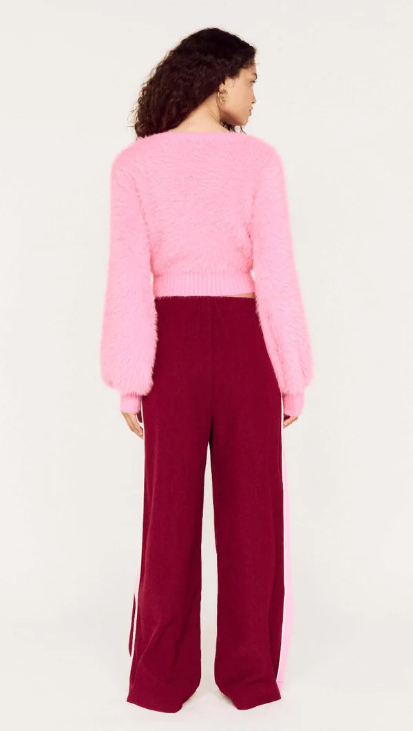 Clio Fluffy Knit - Fushsia