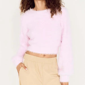 Tahlia Fluffy Knit - Lilac