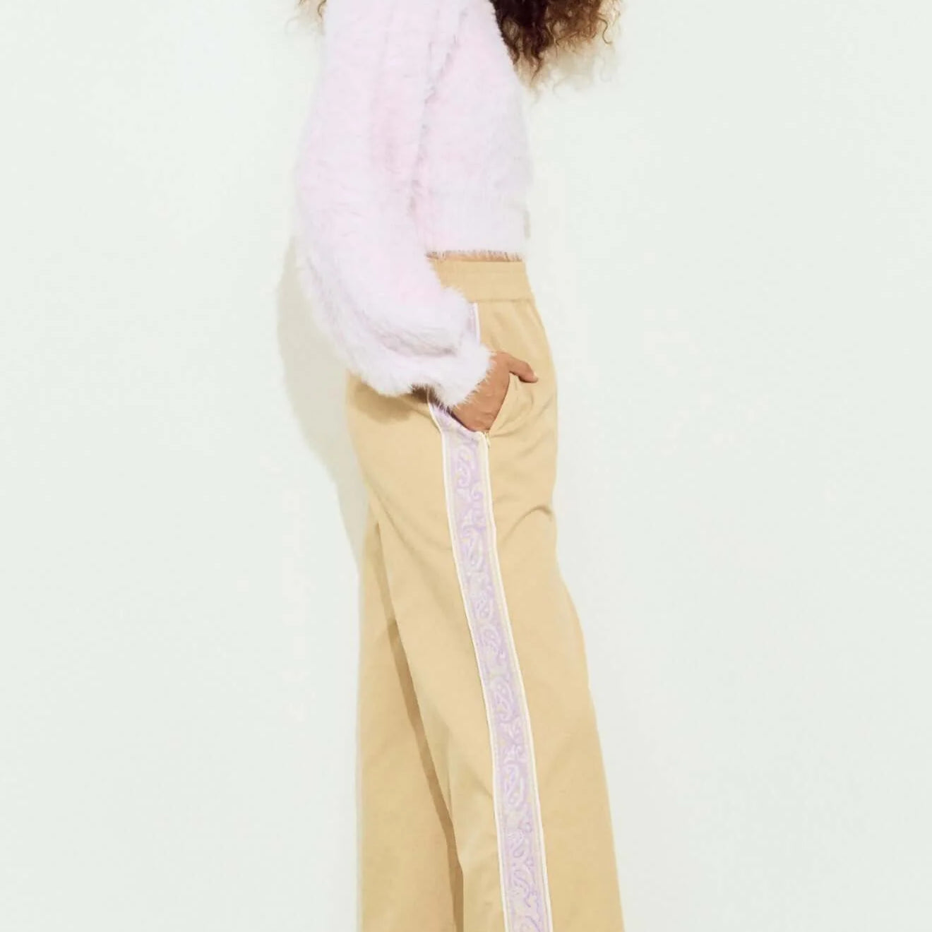 Elara Pull On Pant - Stone
